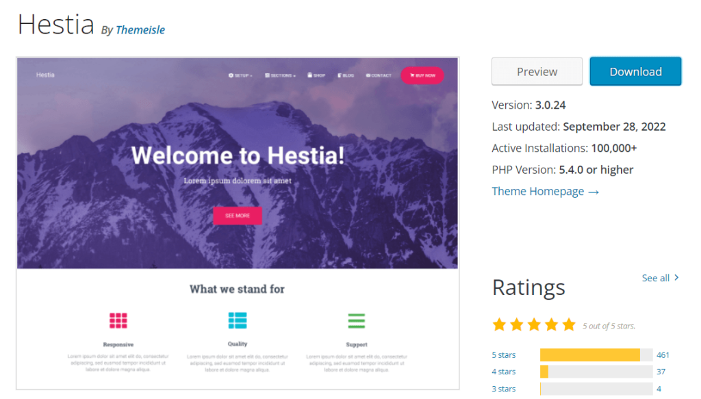 Hestia Overview