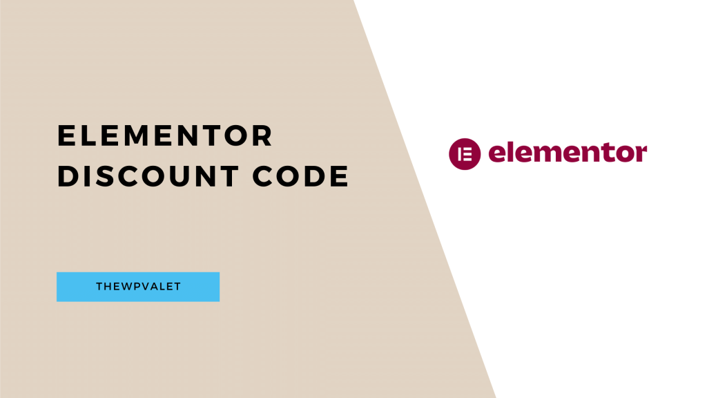 Elementor Discount Code - TheWPValet